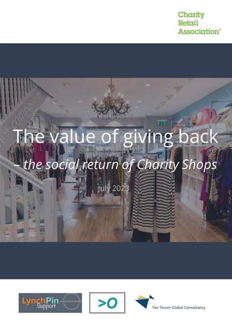 what can charity shops also be referred to as|The value of giving back – the social return of charity shops.